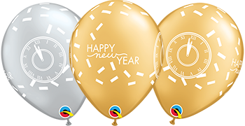 Qualatex New Years Latex Balloon Prints