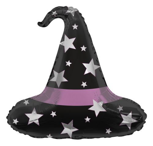 28 inch TUFTEX Get Your Witch Hat On Foil Balloon